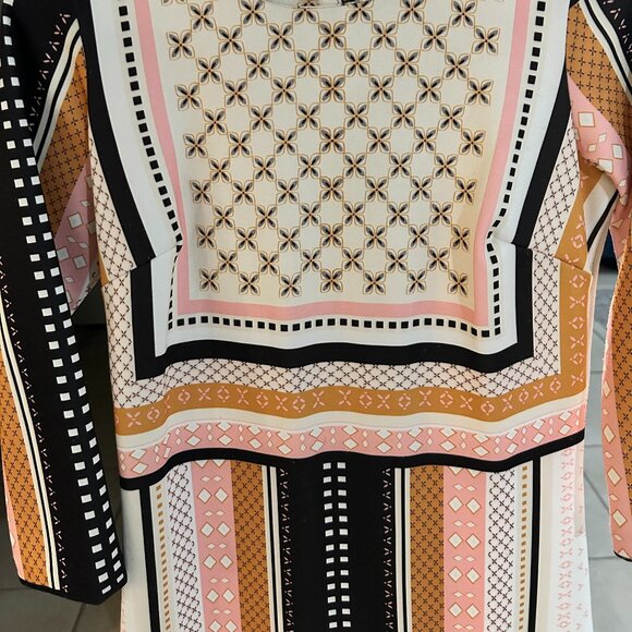 Bar III Printed Dress Size Small - Vibrant Colors, Gently Used (Worn Once) - Picture 2 of 4